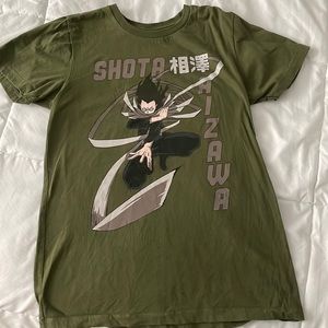 Olive green mha Aizawa tee